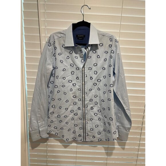 Bugatchi Stitched Button Up Dress Shirt - Size M - Picture 1 of 4